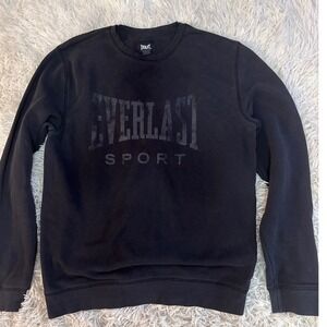 Vintage Everlast‎ Sport Black Crewneck Sweatshirt Men's Size M